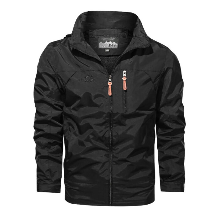 New Style Plus Size Jacket Men's Outdoor Hooded Jackets Men's Jackets - Image 5