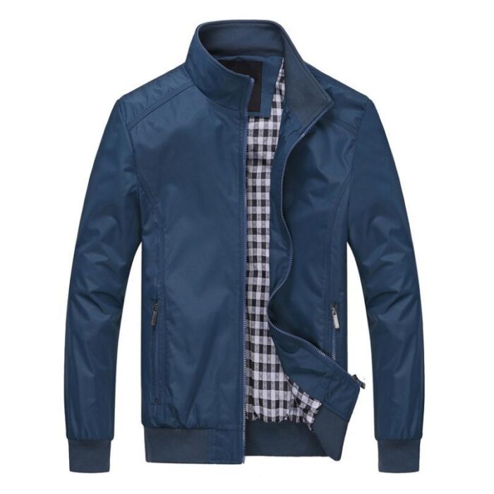 Men Overcoat Bomber Jackets - Image 5