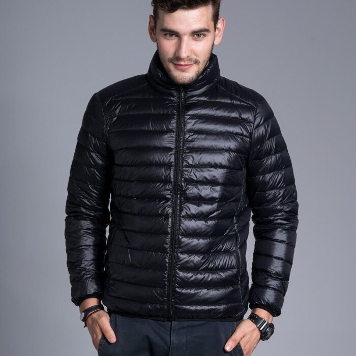 Winter Jacket for Men Jackets Duck Down Coat Outerwear Parka - Image 4