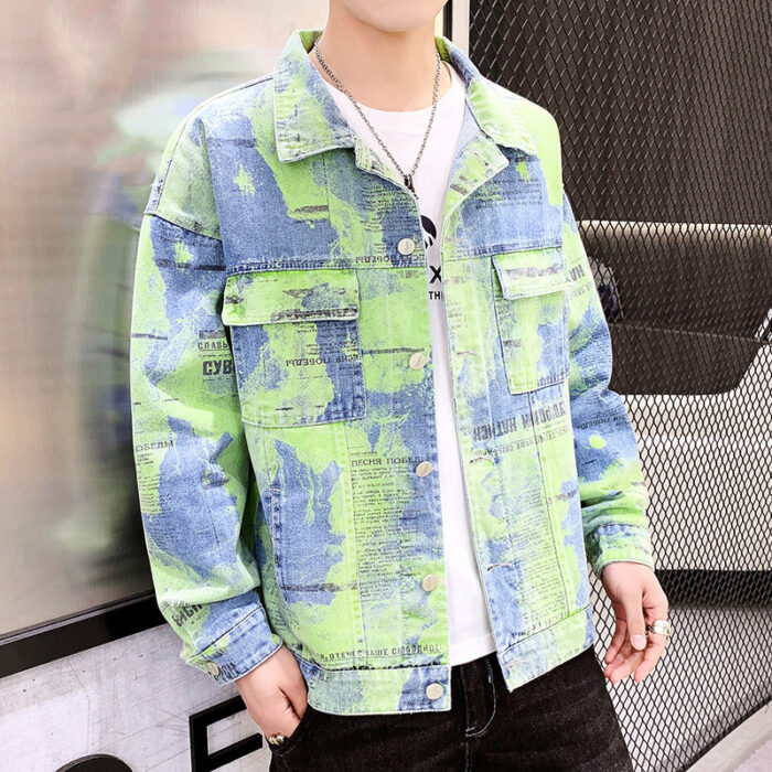 Mens Denim Jacket New Spring Korean Version Of The Trend Of All-Match Casual Spring And Autumn Mens Jackets - Image 3