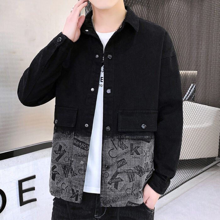 Mens Denim Jacket New Spring Korean Version Of The Trend Of All-Match Casual Spring And Autumn Mens Jackets - Image 5