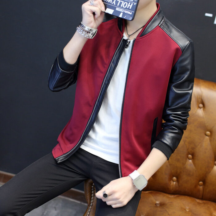 Autumn And Winter New Men's Leather Jackets - Image 4