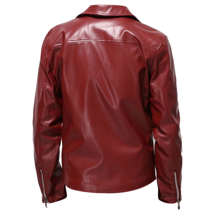 Men's Leather Clothing Trend Spring And Autumn New Leather Jackets - Image 2