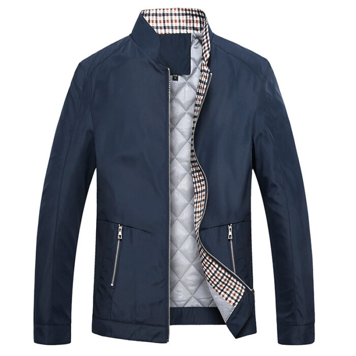 Winter Thick Business Casual Stand Collar Jacket - Image 4