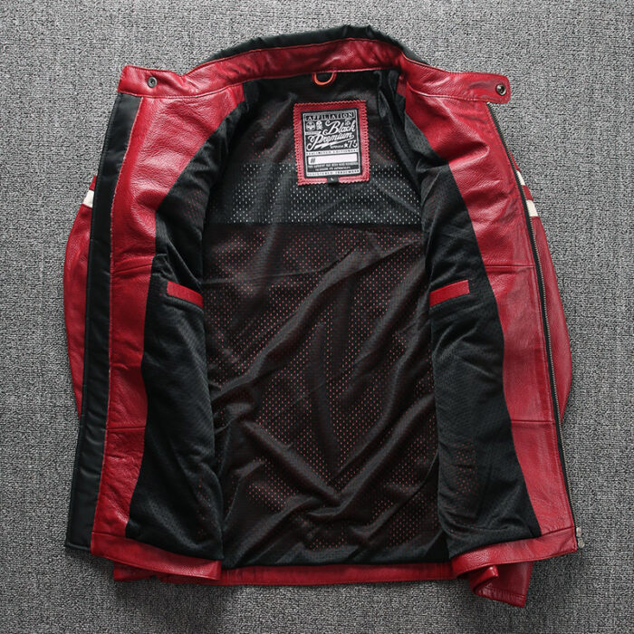 Motorcycle leather jacket - Image 3