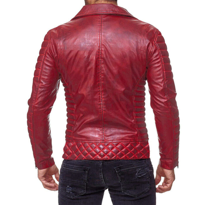 Zippered PU leather jacket - Image 2