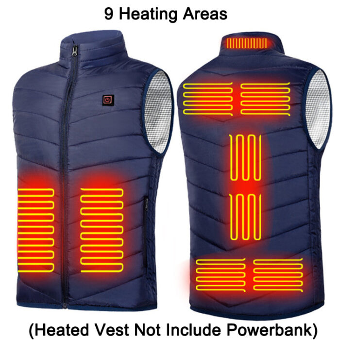 Winter USB Heating Jacket Men's And Women's Fashion Hunting Warm Clothing - Image 4