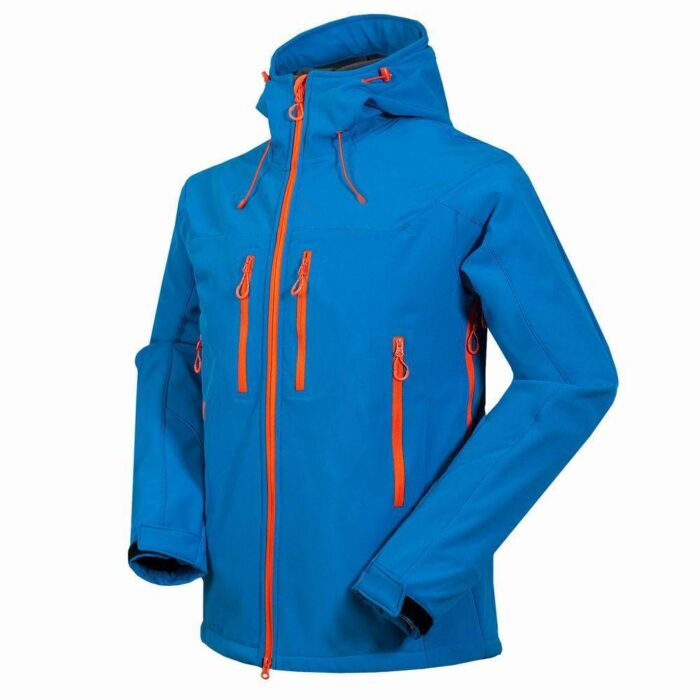 1652 new men outdoor mountaineering camping leisure sports complex soft shell jacket jacket wholesale price sales - Image 2