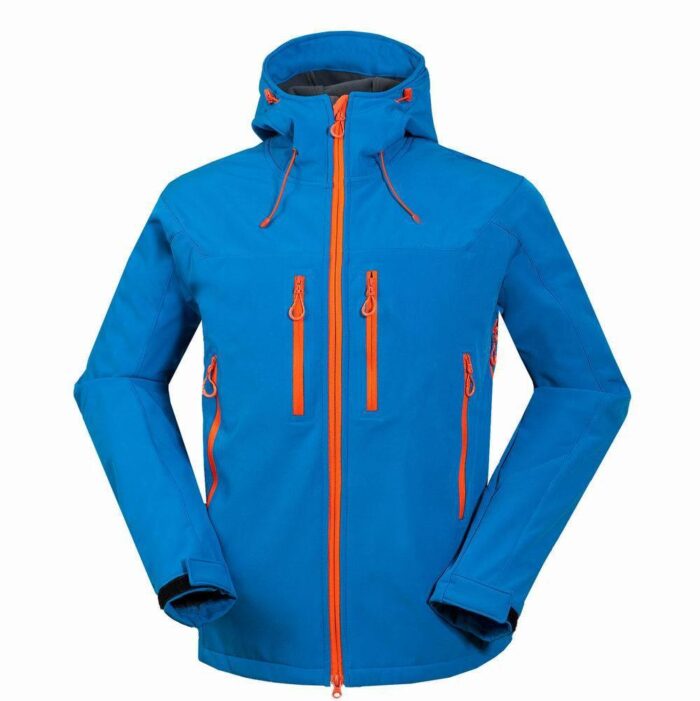 1652 new men outdoor mountaineering camping leisure sports complex soft shell jacket jacket wholesale price sales - Image 3