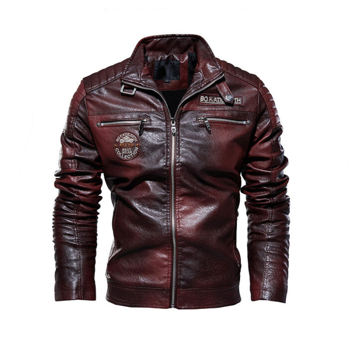 Men's PU leather jacket - Image 7