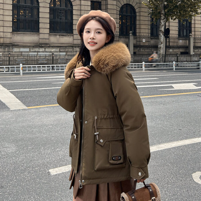 Women's Waist-tight Parka Short - Image 6