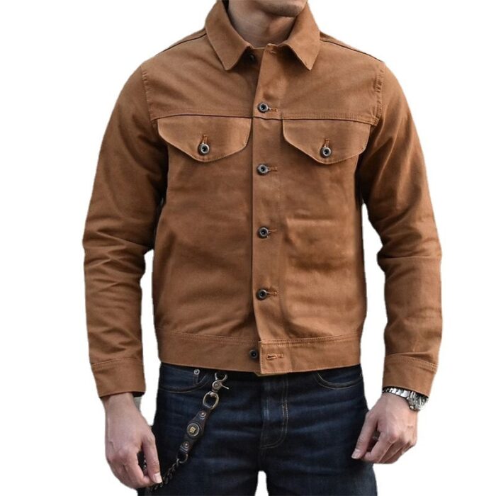 Men's Jackets Tops Solid Color Jackets - Image 4