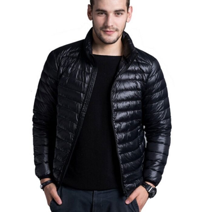 Winter Jacket for Men Jackets Duck Down Coat Outerwear Parka - Image 3