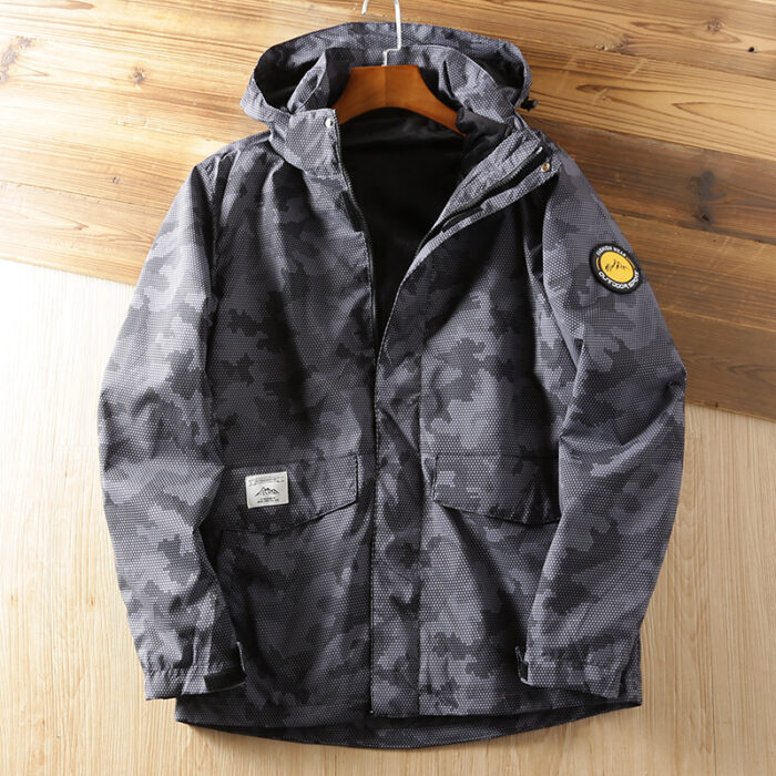 Windproof Outdoor Mountaineering Jacket Men Jacket - Image 4