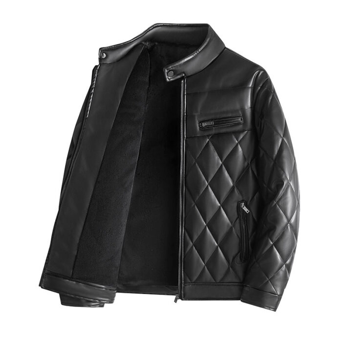 Men's Leather Jackets Thick Casual Men - Image 3