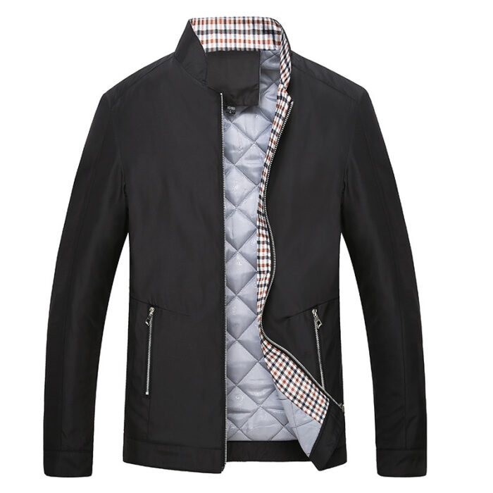 Winter Thick Business Casual Stand Collar Jacket - Image 3