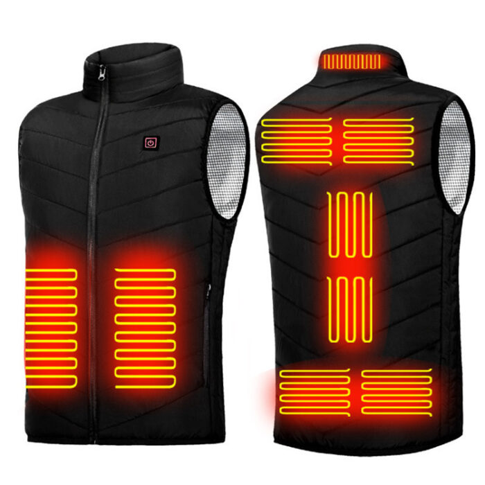 Winter USB Heating Jacket Men's And Women's Fashion Hunting Warm Clothing