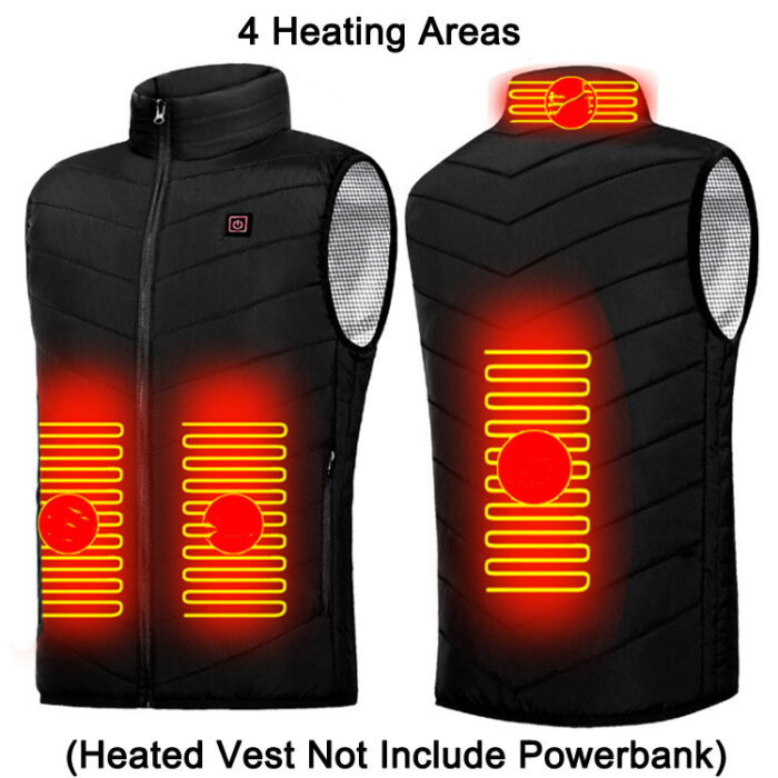 Winter USB Heating Jacket Men's And Women's Fashion Hunting Warm Clothing - Image 8