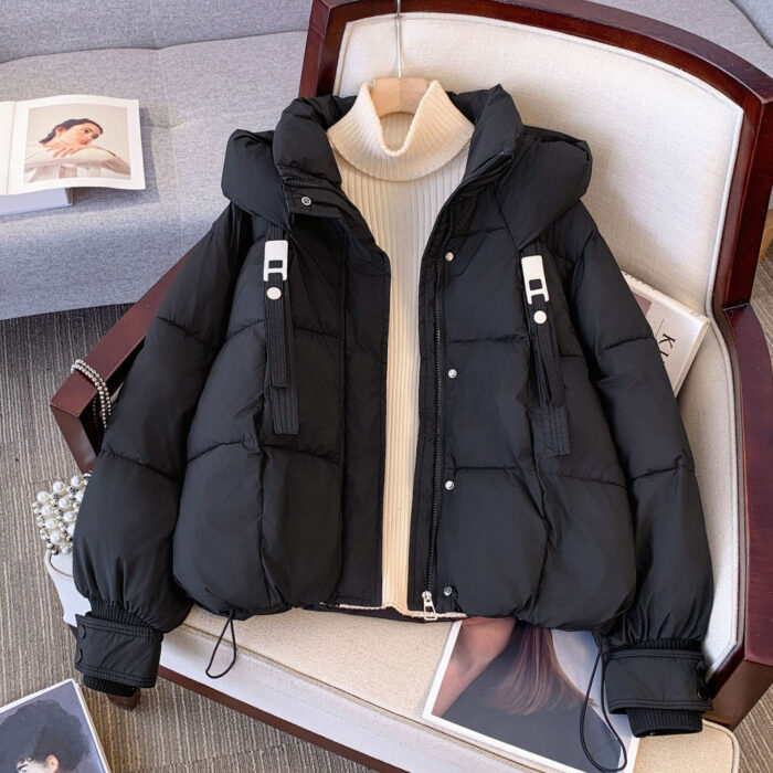 Korean Style Down Cotton Jacket Women's Short - Image 2