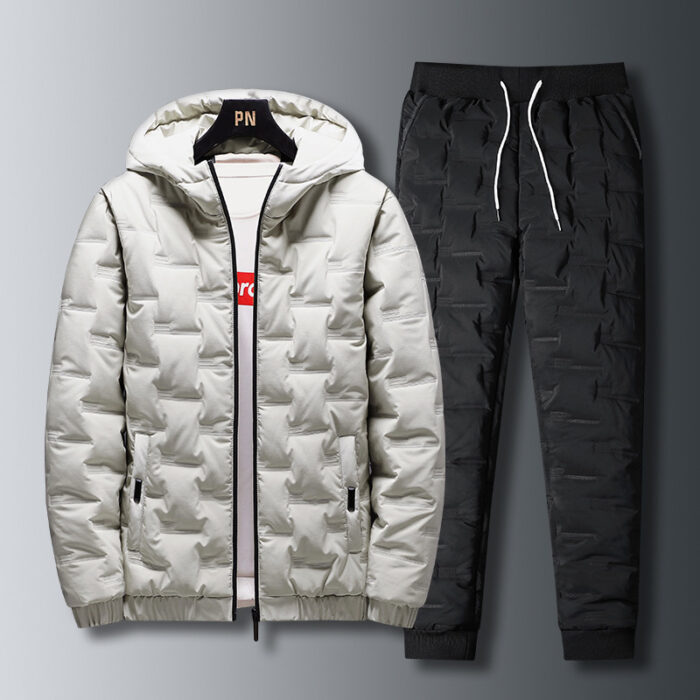 Men's Autumn And Winter Suits New Down Padded Jackets - Image 6