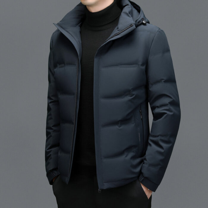 Men's Thick Down Jacket Detachable - Image 3